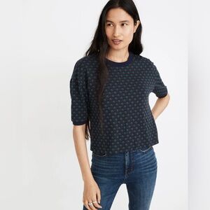 Madewell Cherry Jacquard Top